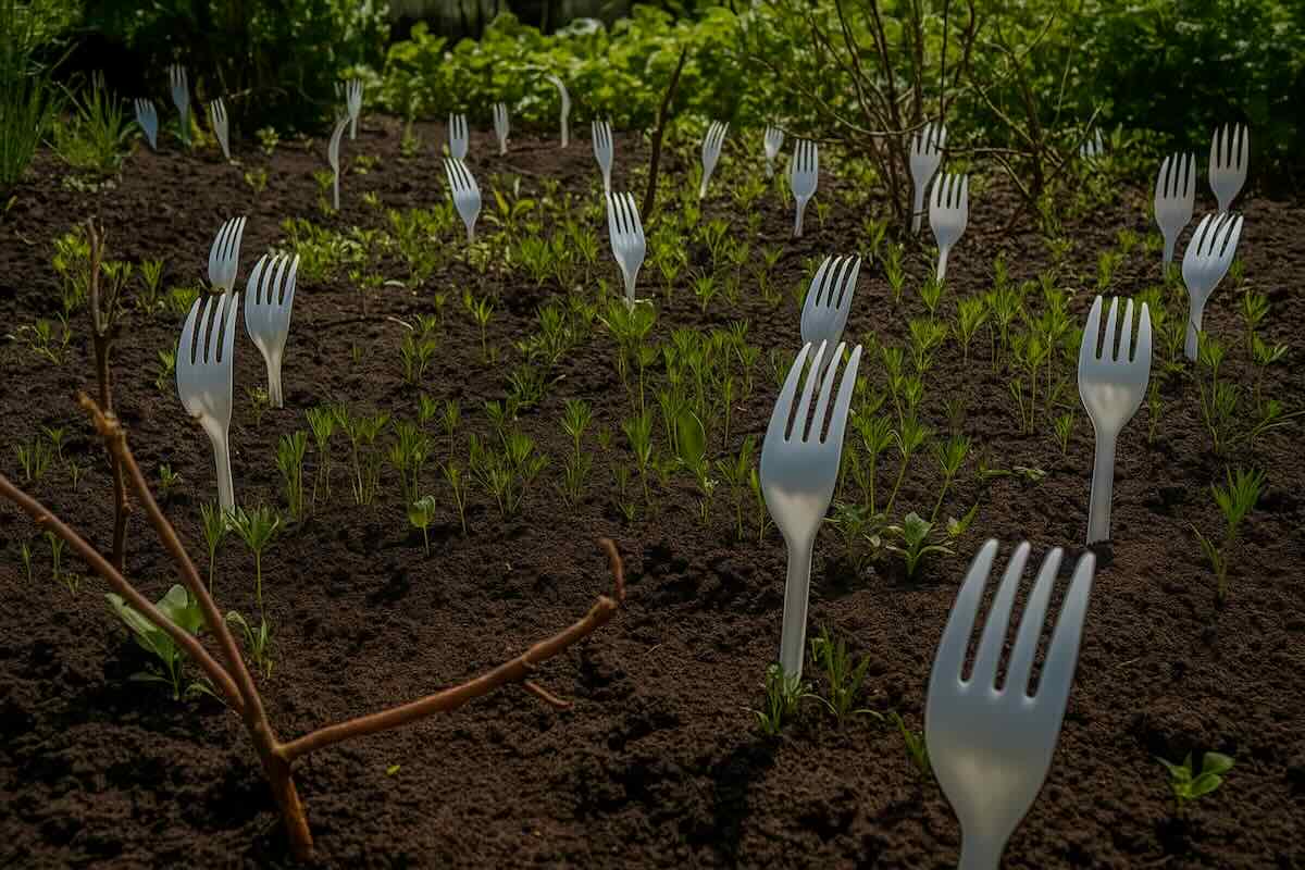 Garden Tip: Here’s Why You Should Absolutely Stick a Plastic Fork in Your Vegetable Patch