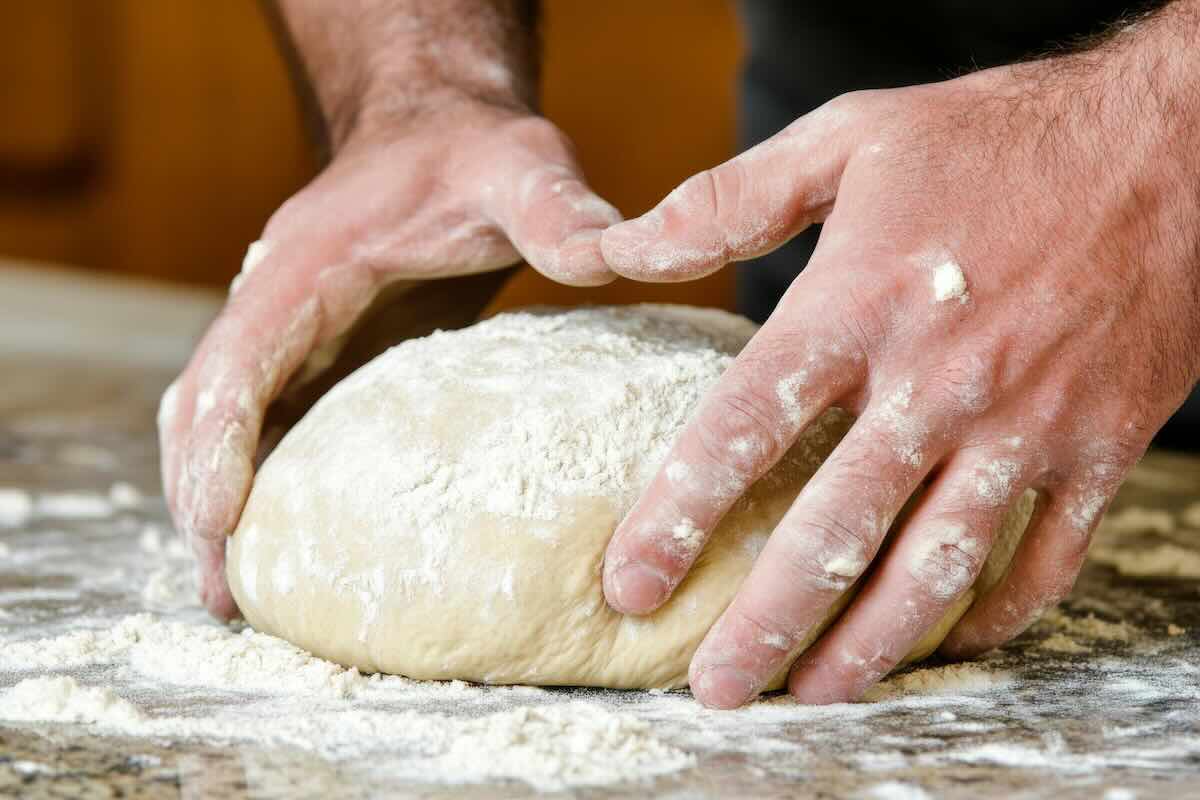 © pâte a pizza maison