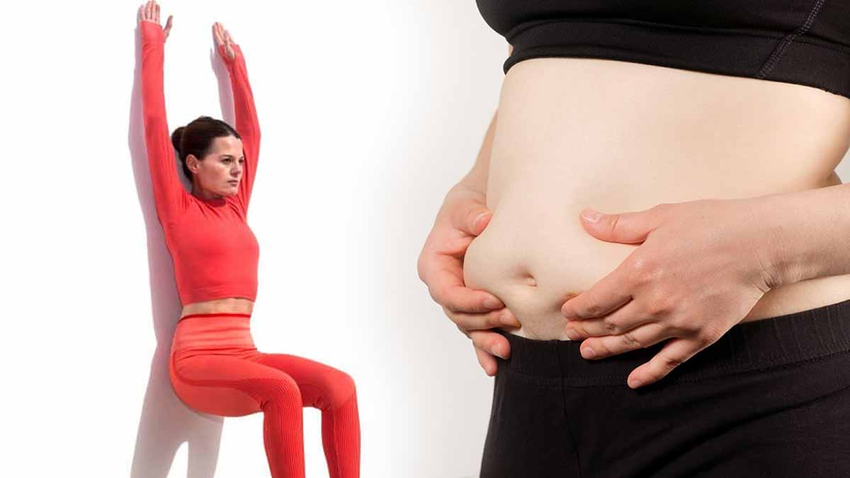 Graisse abdominale  voici l’exercice de Pilates au mur magique à faire chaque jour pour brûler les graisses