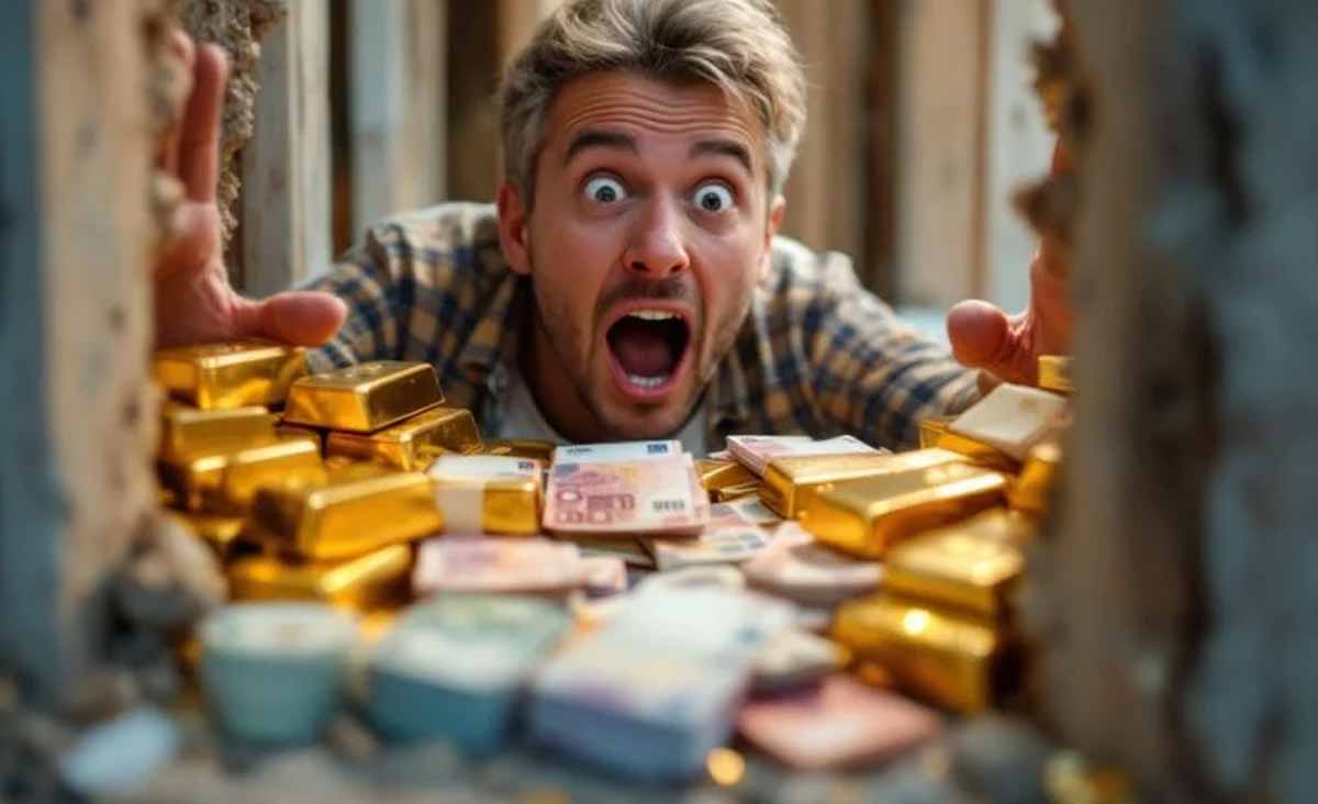 En rénovant sa maison, il trouve 2 millions en liquide et 50 lingots d’or  il fait le choix de prévenir la police