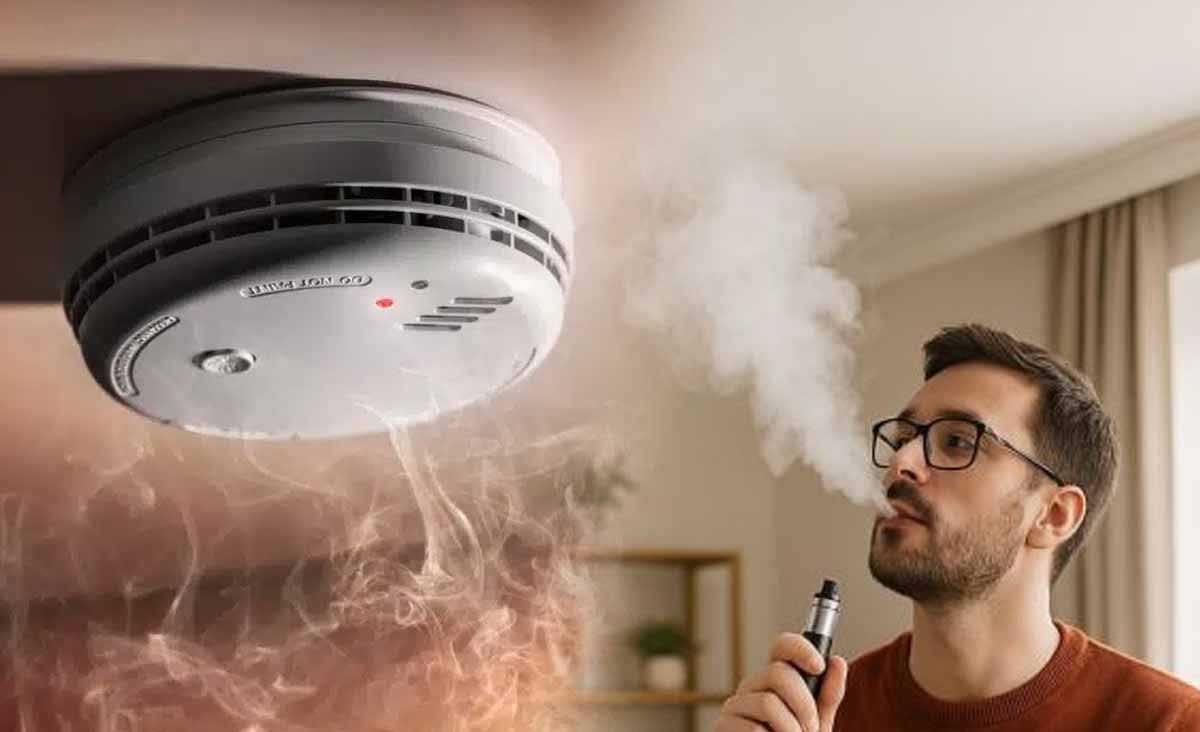 La cigarette électronique peut-elle vraiment déclencher un détecteur de fumée ?
