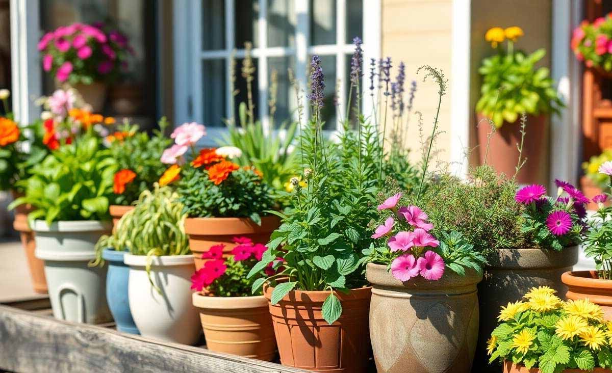 Vos plantes en pot sur le balcon souffrent ? L’astuce de la double soucoupe pour les sauver