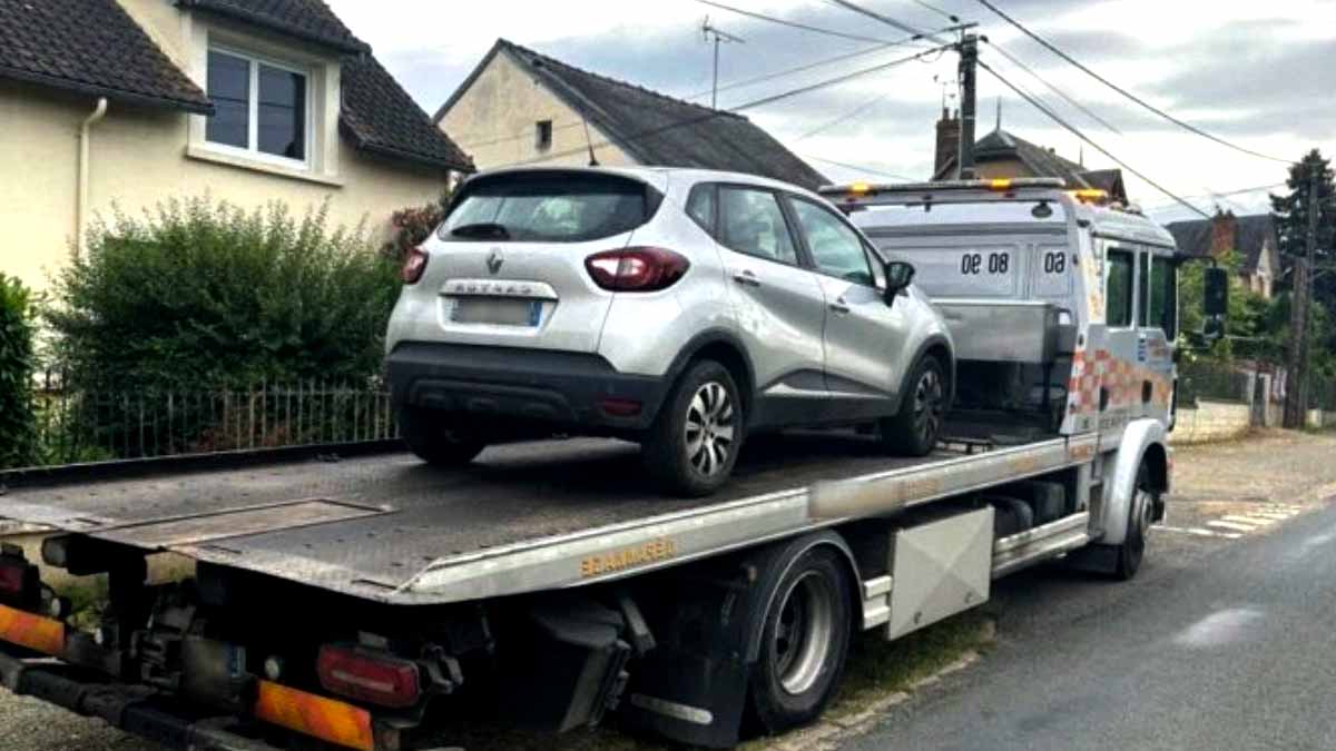 automobiliste en Mayenne